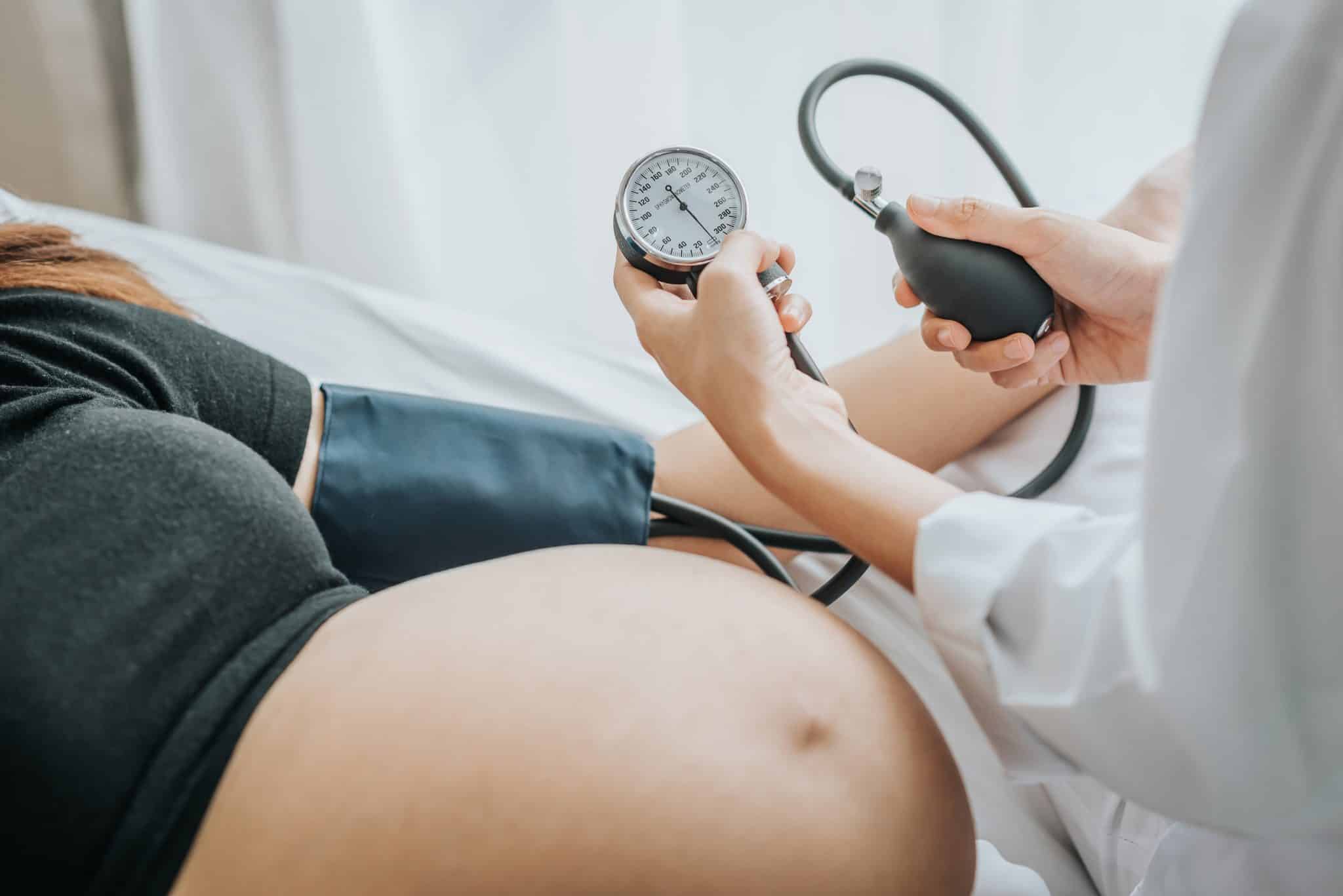 Prenatal Visit woman at a prenatal visit